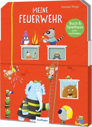 Buch & Spielhaus zum Aufstellen: Meine Feuerwehr