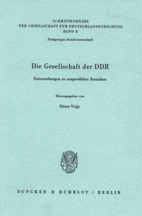 Die Gesellschaft der DDR.