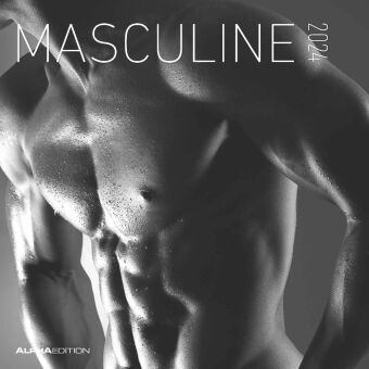 Masculine 2024 - Broschürenkalender 30x30 cm (30x60 geöffnet) - Kalender mit Platz für Notizen - Mas