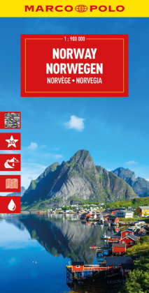 MARCO POLO Reisekarte Norwegen 1:900.000