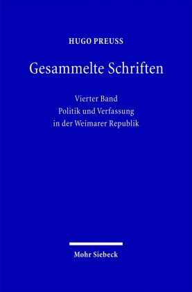Politik und Verfassung in der Weimarer Republik