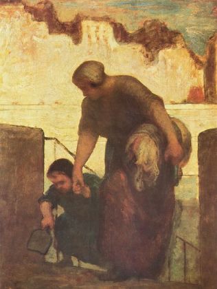 Honoré Daumier - Die Wäscherin - 1.000 Teile (Puzzle)