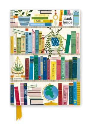 Premium Notizbuch Blank DIN A5: Georgia Breeze, Bücherregal