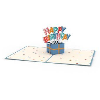 Lovepop Happy Birthday Burst Pop-Up Card