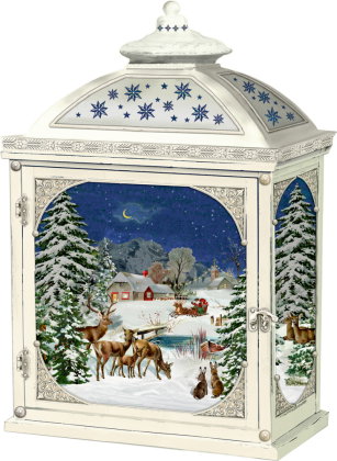 A3-Wand-Adventskalender - Weihnachtslaterne