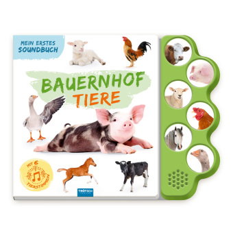 TRÖTSCH - Soundbuch Mein erstes Soundbuch Bauernhoftiere| Ab 2 Jahren
