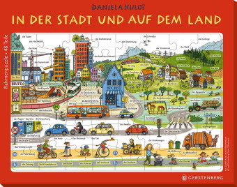 Rahmenpuzzle In der Stadt und auf dem Land