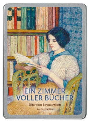 Ein Zimmer voller Bücher Postkarten VE 20