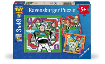 Kinderpuzzle 3x49 Teile - Toy Story 5
