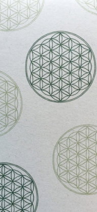 Notizblock klein: Blume des Lebens, 5 Notizblöcke