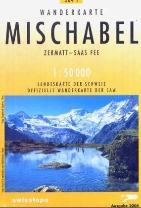 284T Mischabel Wanderkarte