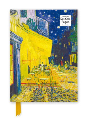 Premium Notizbuch DIN A5: Vincent van Gogh, Caféterrasse am Abend