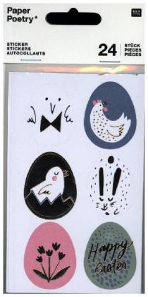 Sticker Ostern, Ostereier FSC Mix