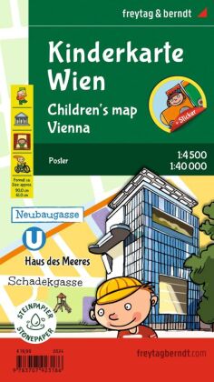 freytag & berndt Poster Kinderkarte Wien 1:40.000