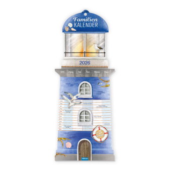 Trötsch Formkalender Familienkalender Leuchtturm 2026