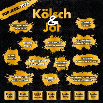Kölsch & Jot - Top Jeck 2026, 1 Audio-CD