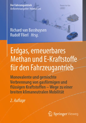 Erdgas, erneuerbares Methan und E-Kraftstoffe für den Fahrzeugantrieb