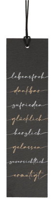 Schiefertafel - Affirmationen