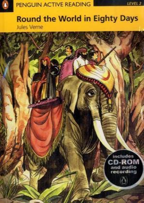 Round the World in Eighty Days, w. 1 CD-ROM and 1 Audio-CD