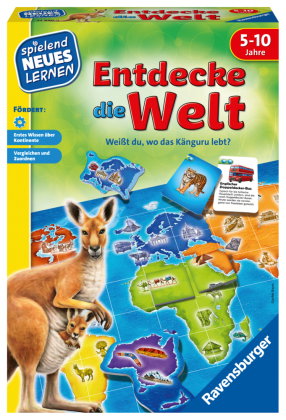 Entdecke die Welt - Kinderspiel ab 5 Jahre