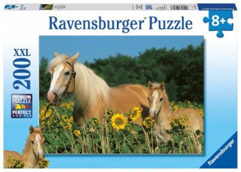 Kinderpuzzle 200 XXL Teile - Pferdeglück