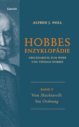 Von Machiavelli bis Ordnung