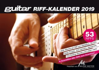 Guitar Riffkalender 2019