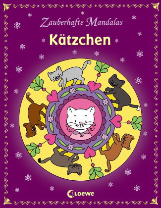 Zauberhafte Mandalas - Kätzchen; .