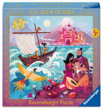 Kinderpuzzle 64 Teile - Momotaro, der Pfirsichjunge