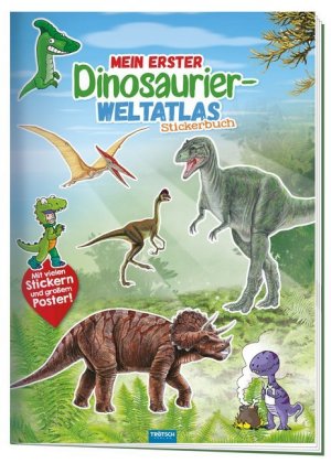 Mein erster Dinosaurier Weltatlas, Stickerbuch