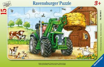 Kinderpuzzle 15 Teile - Traktor auf dem Bauernhof