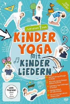 Kinderyoga mit Kinderliedern, 1 DVD + 1 Audio-CD