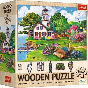 Holz Puzzle 500+1 - Sommer Oase