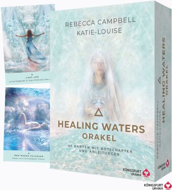 Healing Waters Orakel - 44 Karten mit Botschaften und Anleitungen, m. 1 Buch, m. 1 Beilage