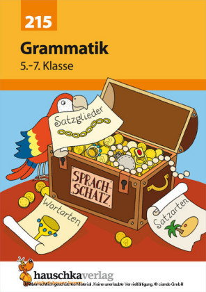 Grammatik 5.-7. Klasse, A5-Heft