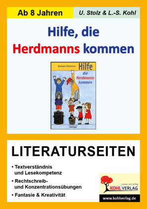 Barbara Robinson 'Hilfe die Herdmann kommen', Literaturseiten