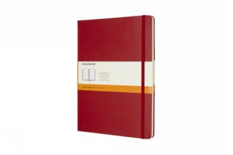 Moleskine Notizbuch Xlarge, Liniert, Hard Cover, Scharlachrot