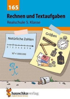 Rechnen und Textaufgaben - Realschule 5. Klasse, A5-Heft