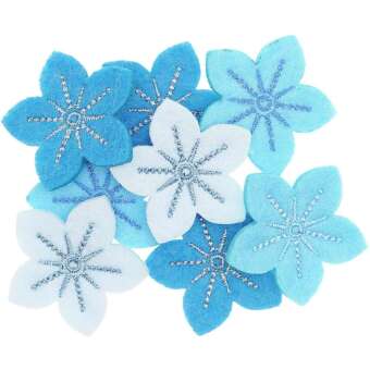 Filzstreu Vergiss-mein-nicht , 8 Stk