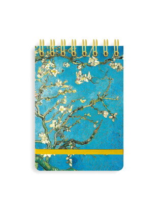 Notizblock mit Spiralbindung: Vincent van Gogh, Mandelbaum in Blüte