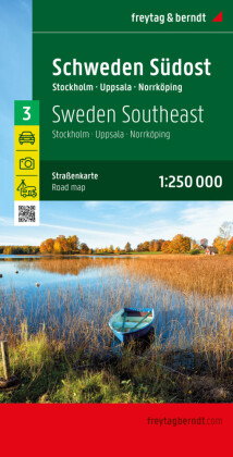 Schweden Südost, Straßen- und Freizeitkarte 1:250.000, freytag & berndt