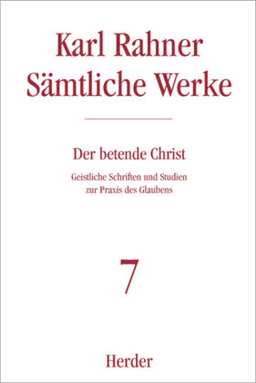 Karl Rahner Sämtliche Werke