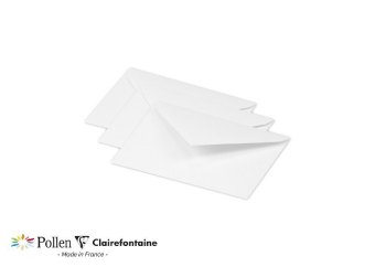 Umschlag Pollen Mini 75 x 100 mm 120g 20 Stück, Weiss