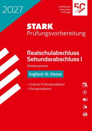 STARK Englisch - Realschulabschluss 2027 Niedersachsen - Prüfungsvorbereitung, m. 1 Buch, m. 1 Beila