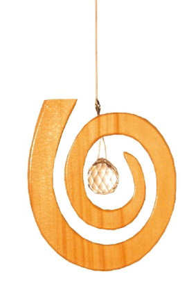 Spirale natur 15 cm, Kristall