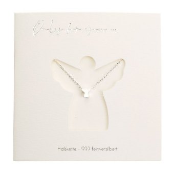 Halskette - Only for You - Schutzengel - 999 feinversilbert