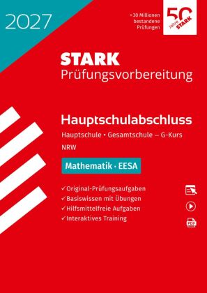 STARK Mathematik - Hauptschulabschluss (EESA) 2027 NRW - Prüfungsvorbereitung, m. 1 Buch, m. 1 Beila