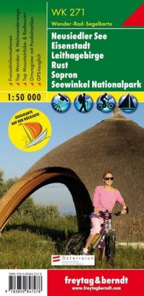 Neusiedler See, Wander-, Rad- und Freizeitkarte 1:50.000, freytag & berndt, WK 271