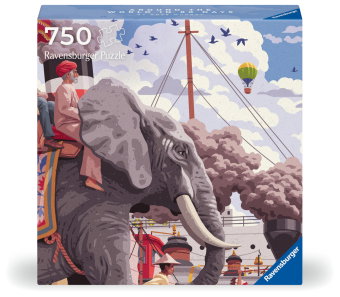 Erwachsenenpuzzle 750 Teile Art&Soul Collection - In 80 Tagen um die Welt