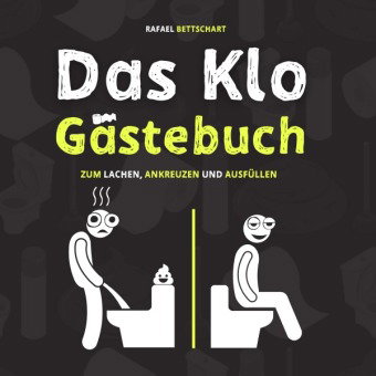 Das Klo Gästebuch - der lustige Scherzartikel als Einweihungsgeschenk. Optimal für lustige Geschenke